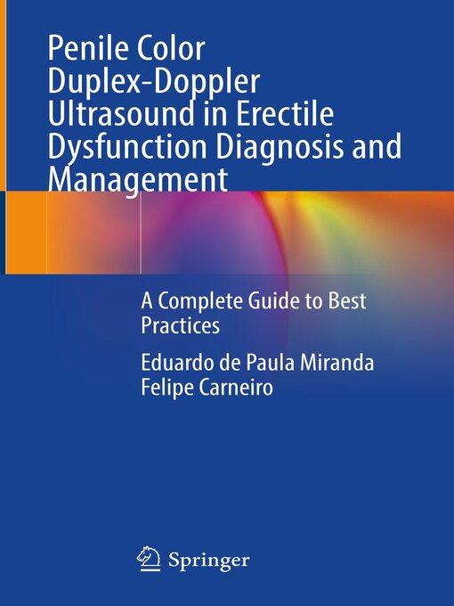 Title details for Penile Color Duplex-Doppler Ultrasound in Erectile Dysfunction Diagnosis and Management by Eduardo de Paula Miranda - Available